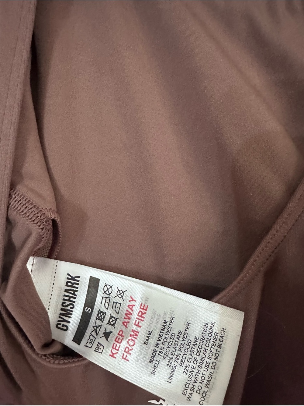 Gymshark Square Neck Long Line Sports Bra in Truffle Brown - Picture 2 of 3